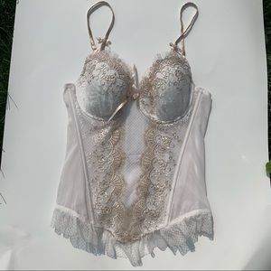 In Bloom Corset Lingerie white bustier 34C M